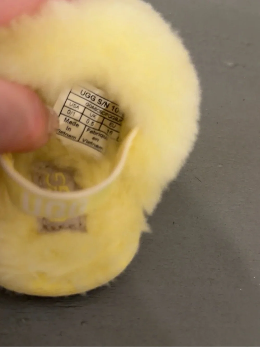 Infant UGGS size 0/1 slippers